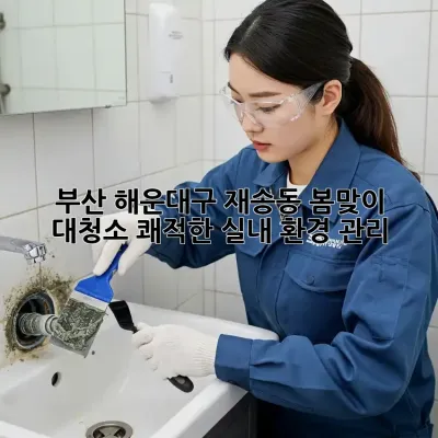 부산 해운대구 재송동 봄맞이 대청소: 쾌적한 실내 환경 관리