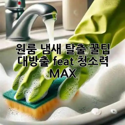 🤯 원룸 냄새 탈출! 꿀팁 대방출 (feat. 청소력 MAX)