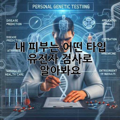 내 피부는 어떤 타입? 🤔 유전자 검사로 알아봐요! 🧬