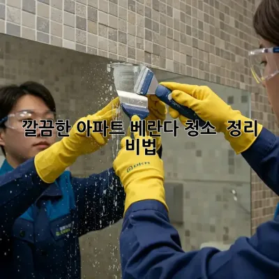 깔끔한 아파트 베란다 청소 & 정리 비법