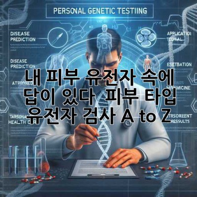 내 피부, 유전자 속에 답이 있다?! 🧬 피부 타입 유전자 검사 A to Z